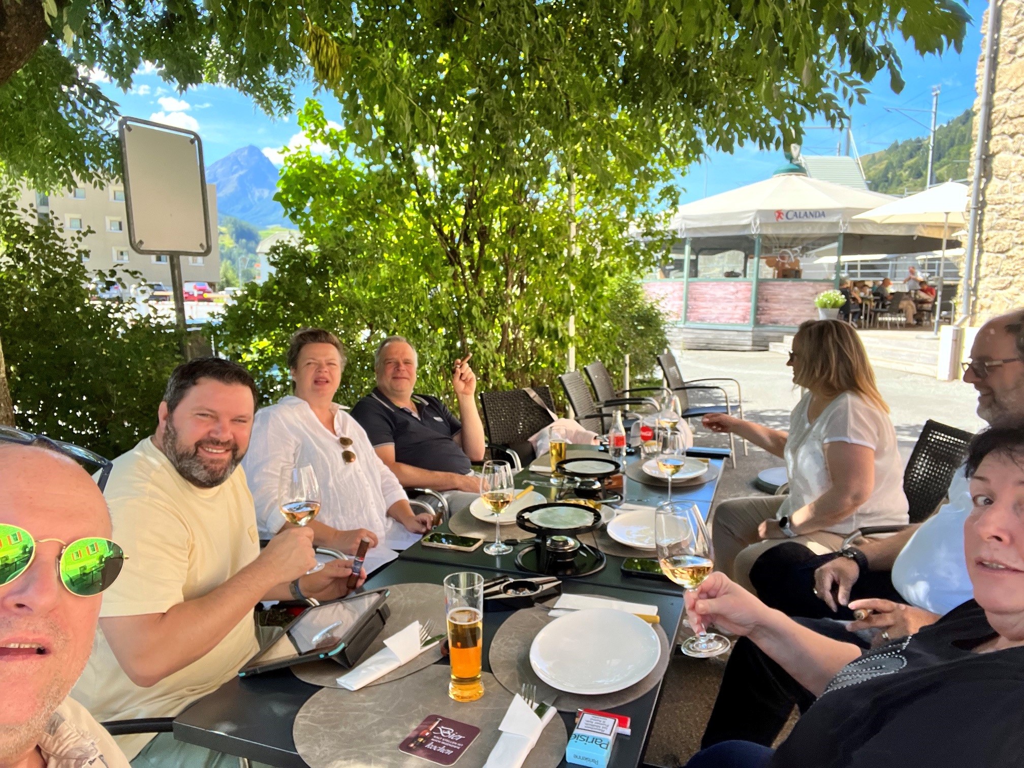 Mountain Smoke Gallery – Fondue im Hotel Bellaval /Scuol bei Thomas (Member)